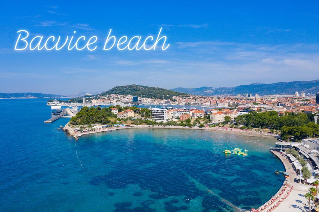 Mini Palais - Beachfront, 5 Min Center, Terrace Split Exterior photo